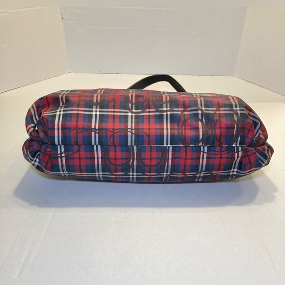 Coach Poppy Signature Tartan Glam Tote - Picture 7 of 16